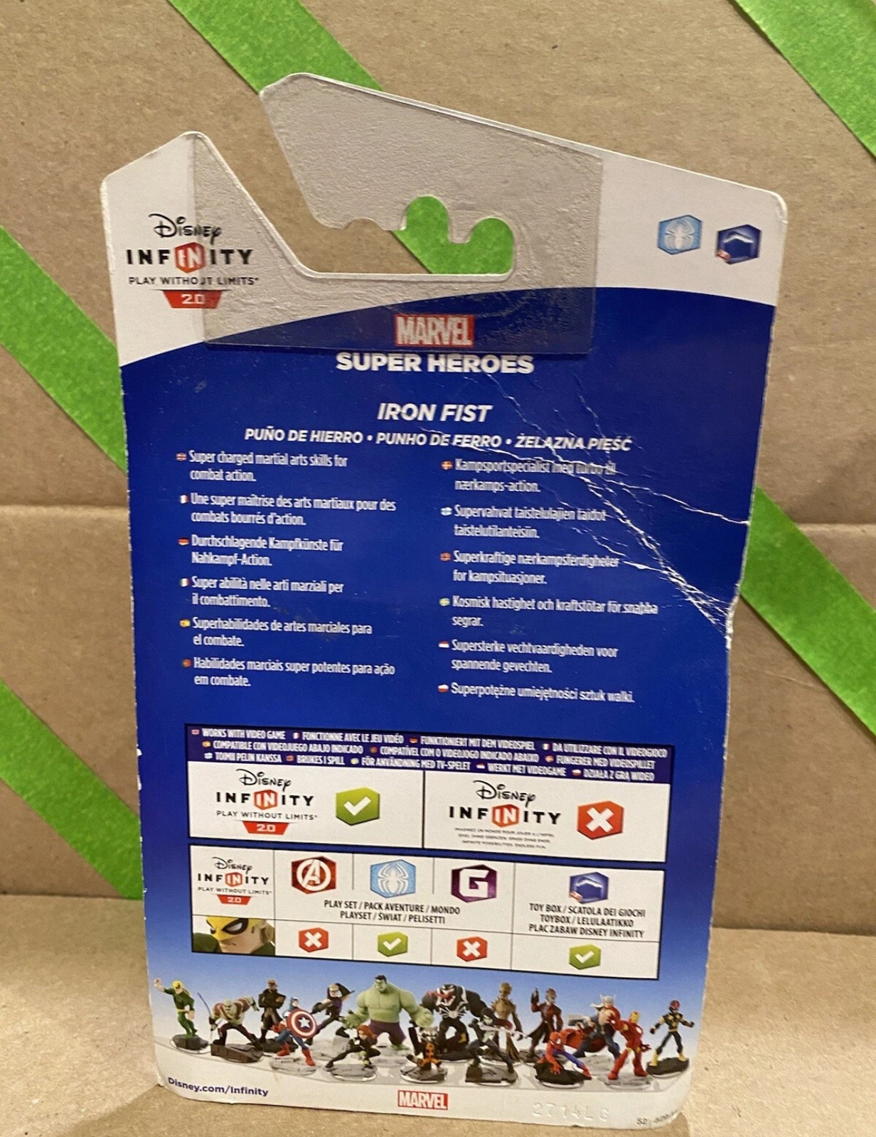 Disney Infinity 2.0 Marvel Super Heroes Iron Fist Figure