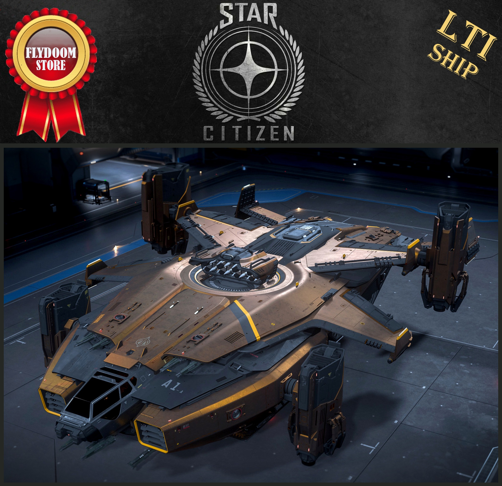 Star Citizen – Asgard – LTI (Lifetime Insurance) + Best in Show 2955 Paint!