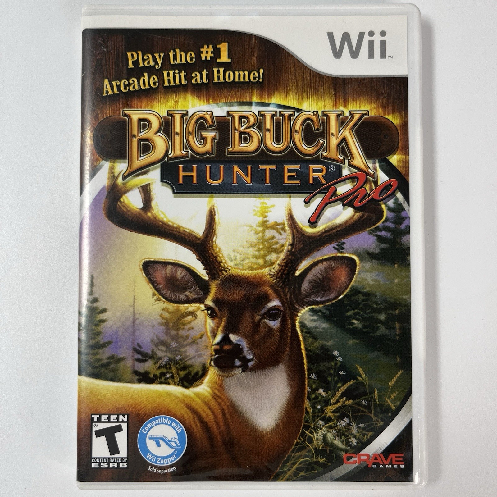 Big Buck Hunter Pro (Nintendo Wii, 2010) CiB With Manual – Tested