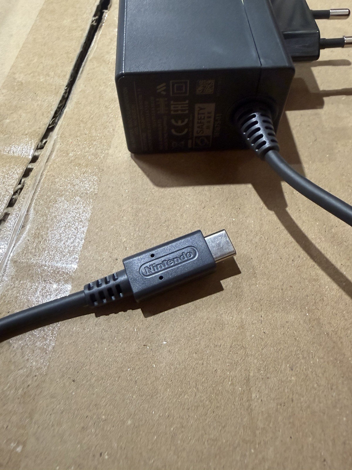 Nintendo Switch Charger Europe Plug New, Bulk Packaging HAC-002(EUR)