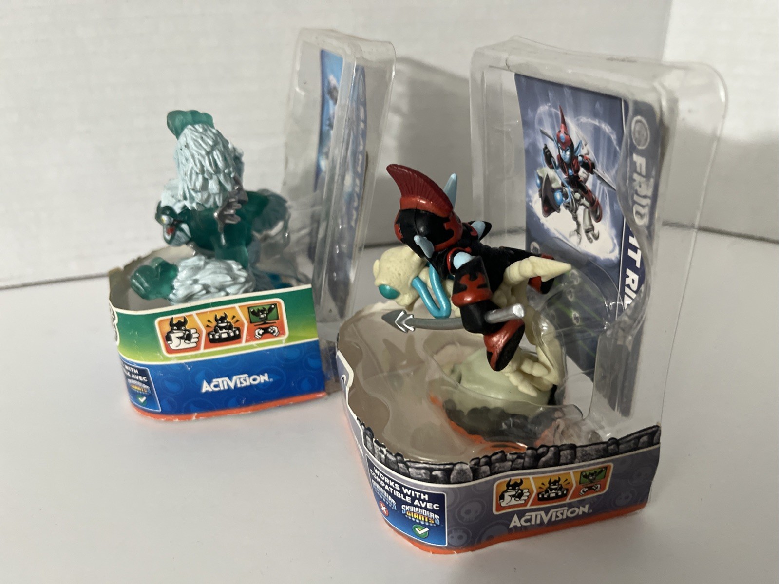2 Skylanders giants Slam Bam & Fright Rider