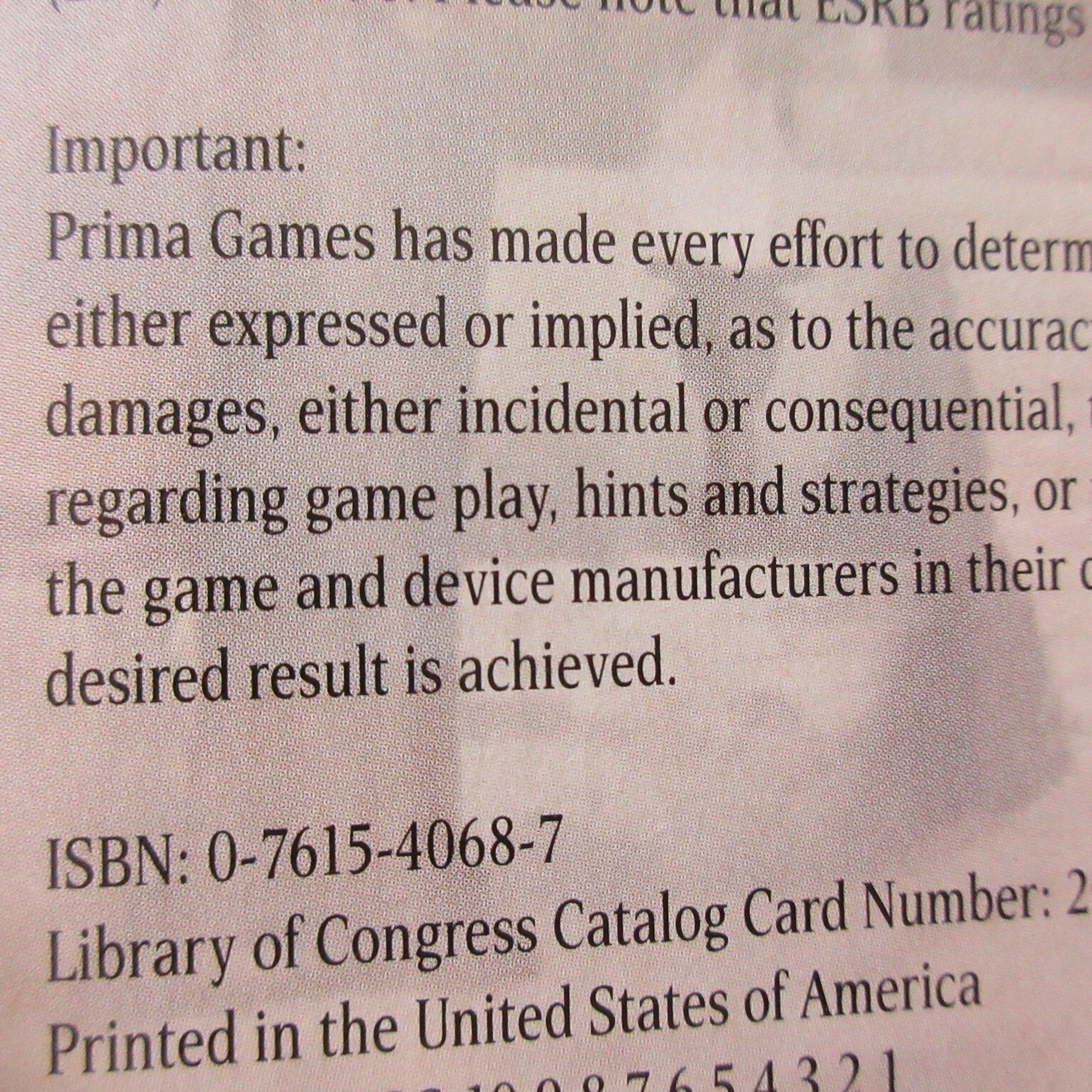 VTG 2003 PRIMAS STRATEGY GUIDE RYGAR LEGENDARY ADVENTURE TECMO
