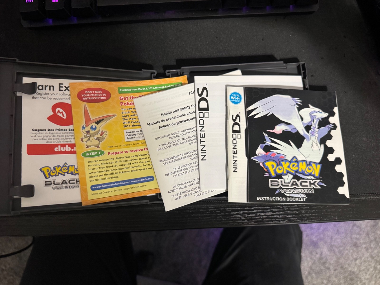 Pokemon Black Version – Nintendo DS -Authentic & tested -100% CIB