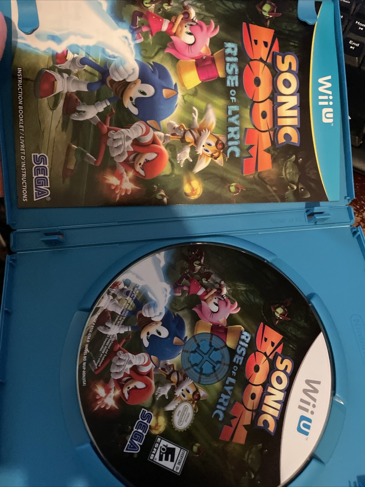 Sonic Boom Rise of Lyric Wii U CIB