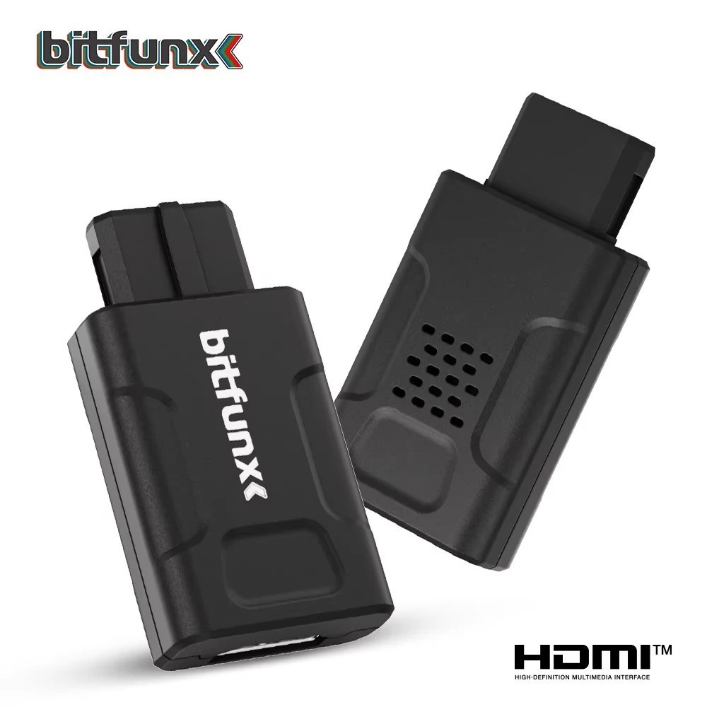 Bitfunx N64 HDMI Adapter 720P 1080P HD Converter Upscale N64 SNES SFC GameCube