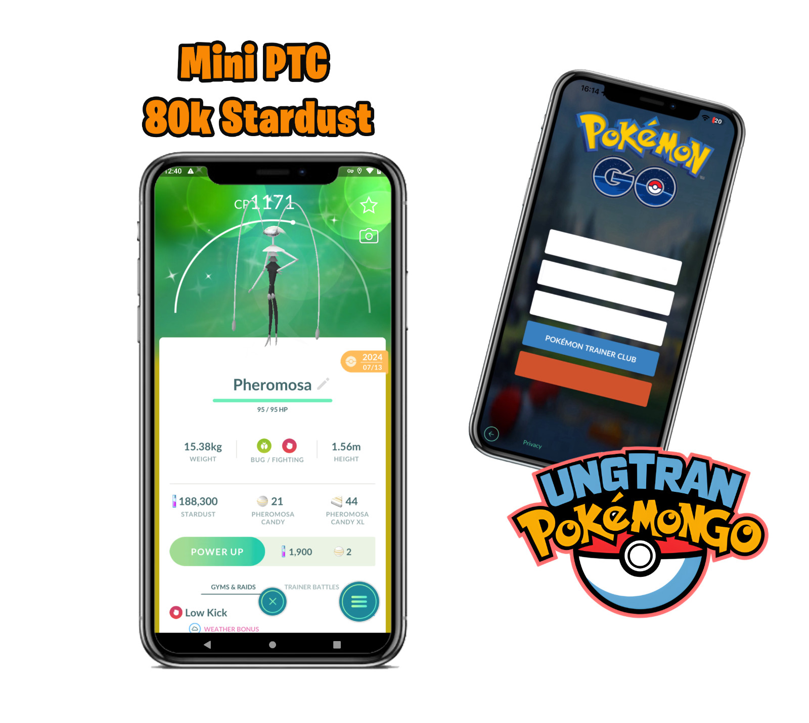 Shiny Pheromosa Level15 – mini P T C 100k stardust