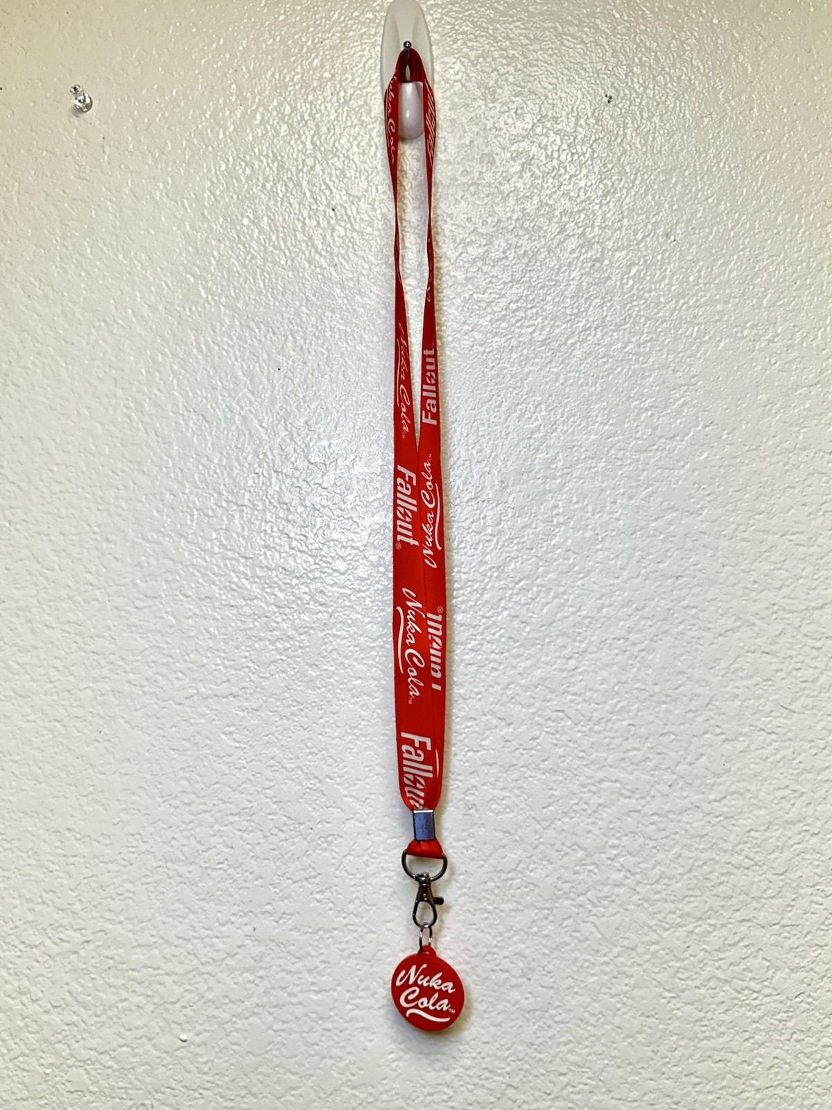 Lot of Bethesda Fallout Nuka Cola Bottle Caps, Beanie Hat, Lanyard & Keychain