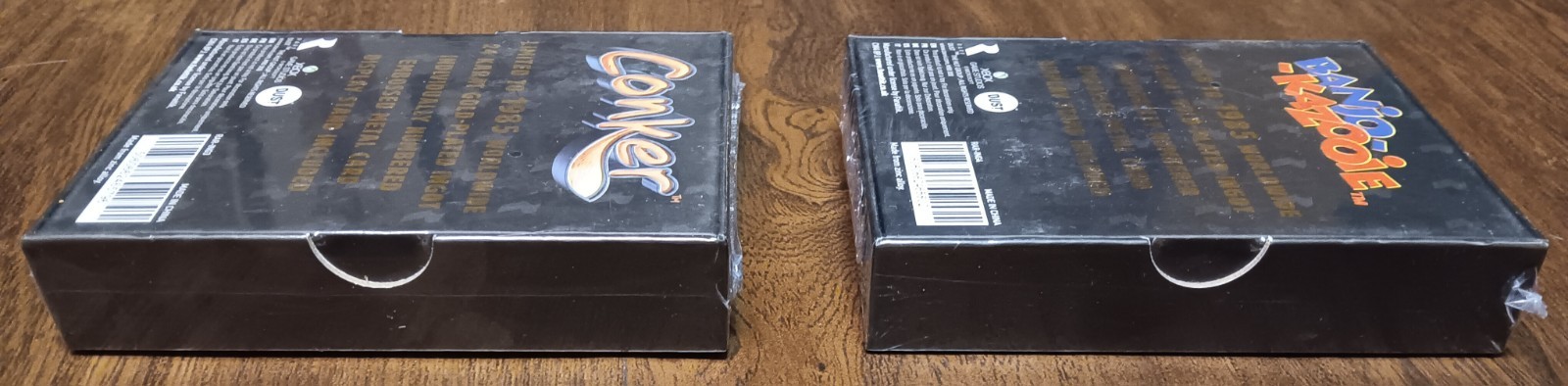 2 RARE COLLECTION 24k Gold Plated Ingots Conkers Bad Fur Day Banjo Kazooie N64!