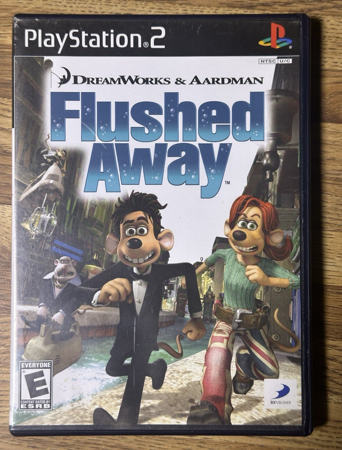 D3Publisher Flushed Away PS2 Manual Multiplayer Action Adventure 2006