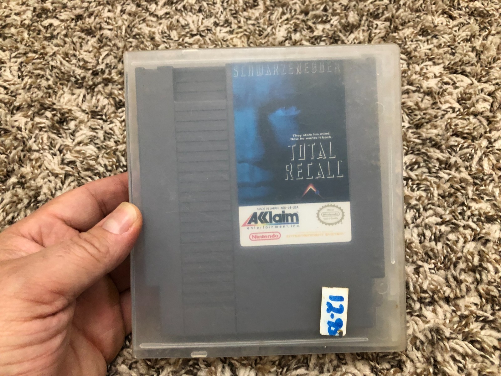 Total Recall (Nintendo Entertainment System, 1990) Original Game & Manual Tested