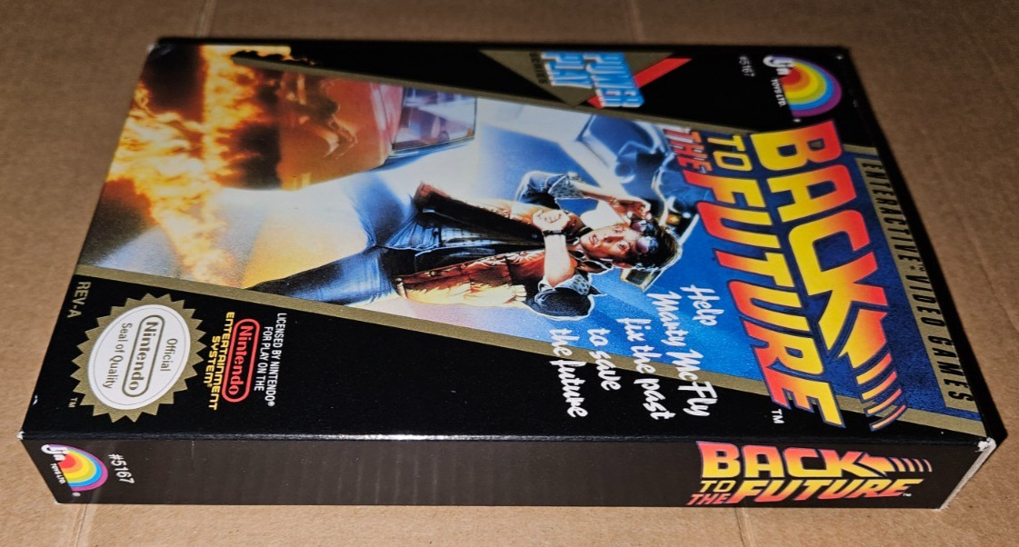 NES Back To The Future CIB Complete In Box Nintendo Entertainment System LJN