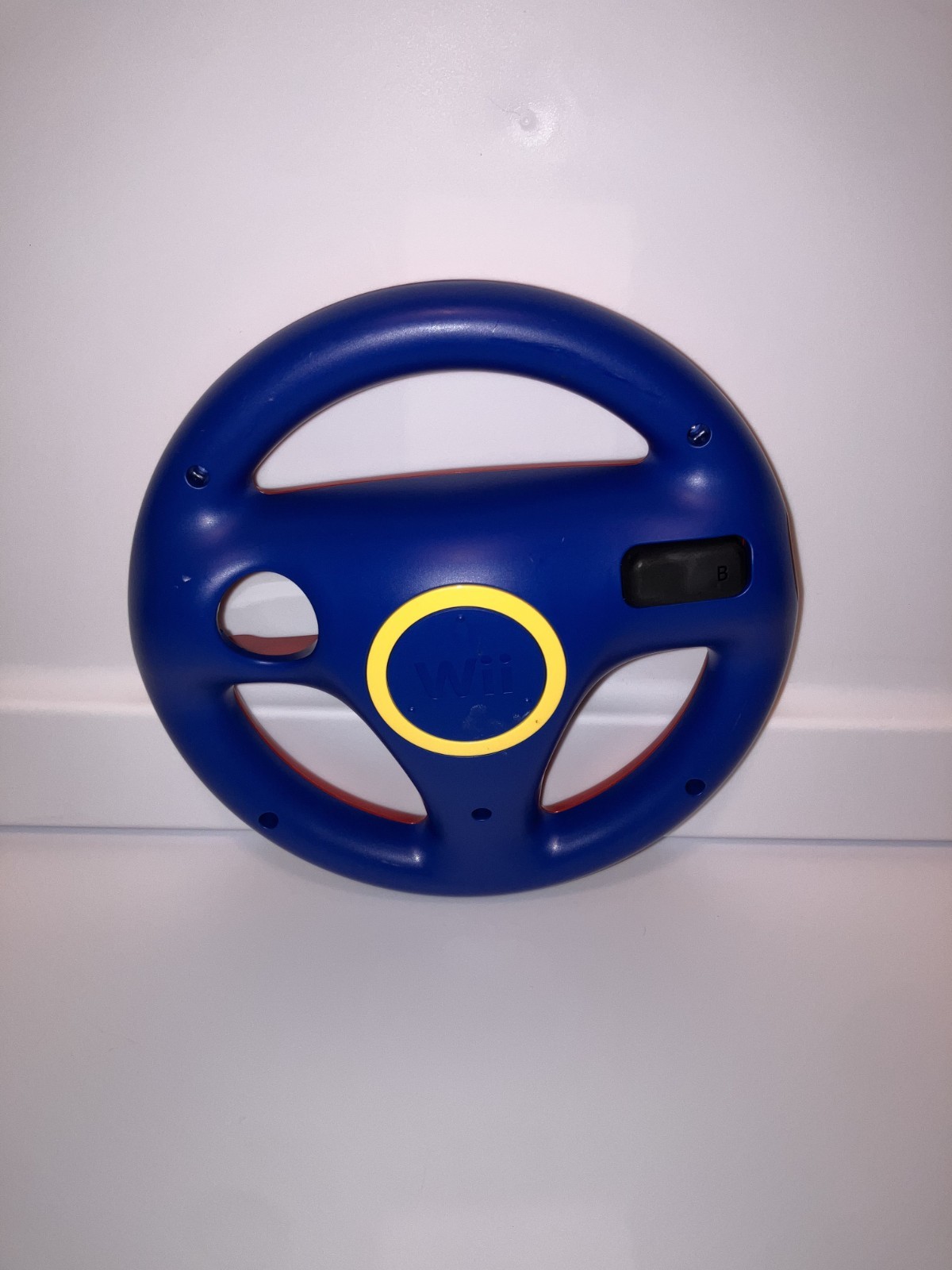 Mario Kart Wii Wii U Wii Wheel Handle Mario Red And Blue Authentic