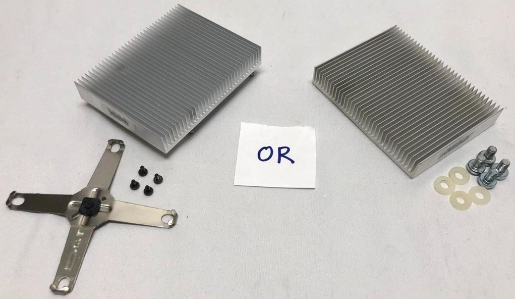 OEM Xbox 360 Original OG Fat HEATSINK Flat X801327-100 Bracket 800334 Part