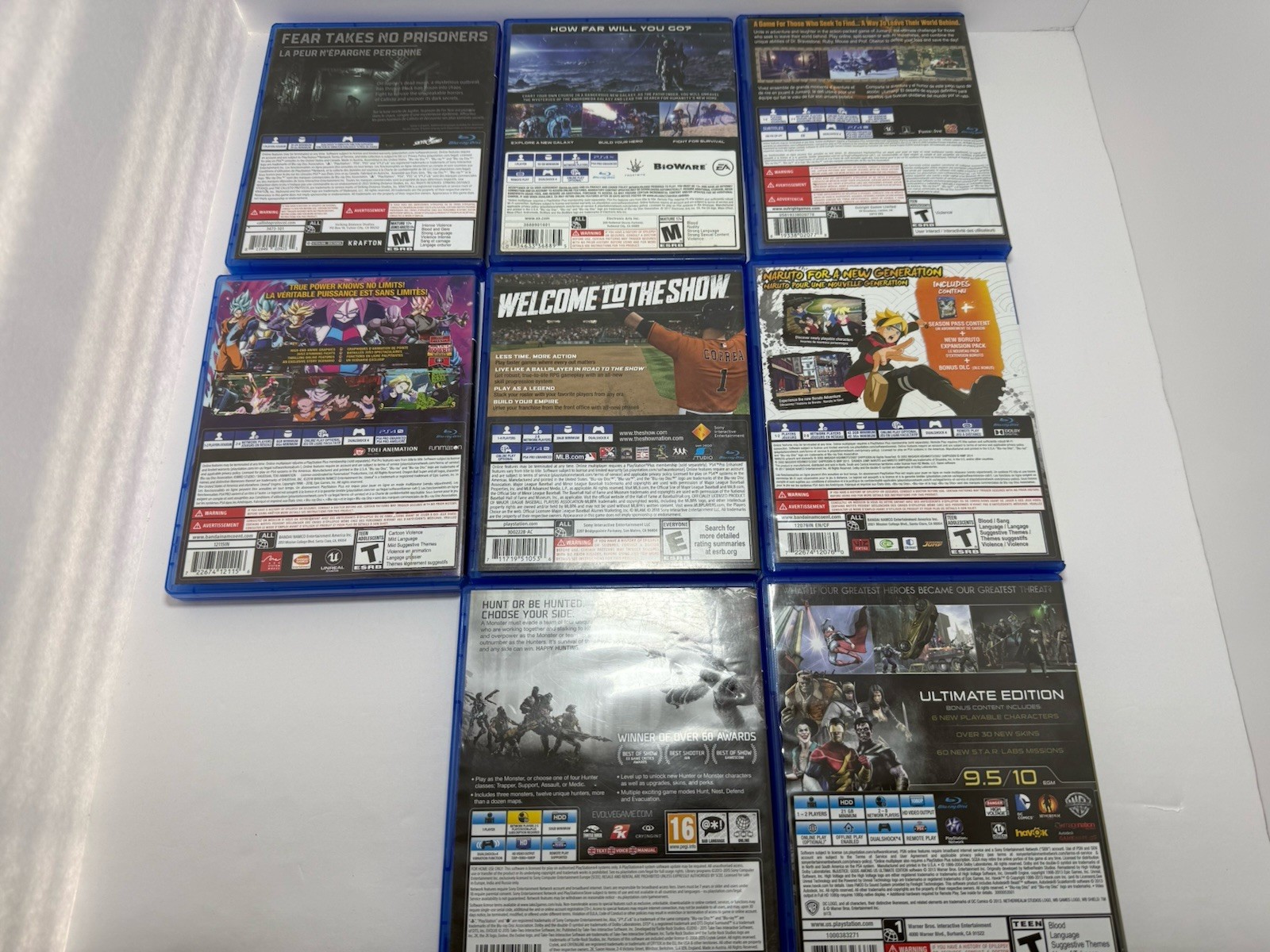 Sony PlayStation 4 PS4 500 GB Console (11.00) w/ 8 Games & Camera, Tested!