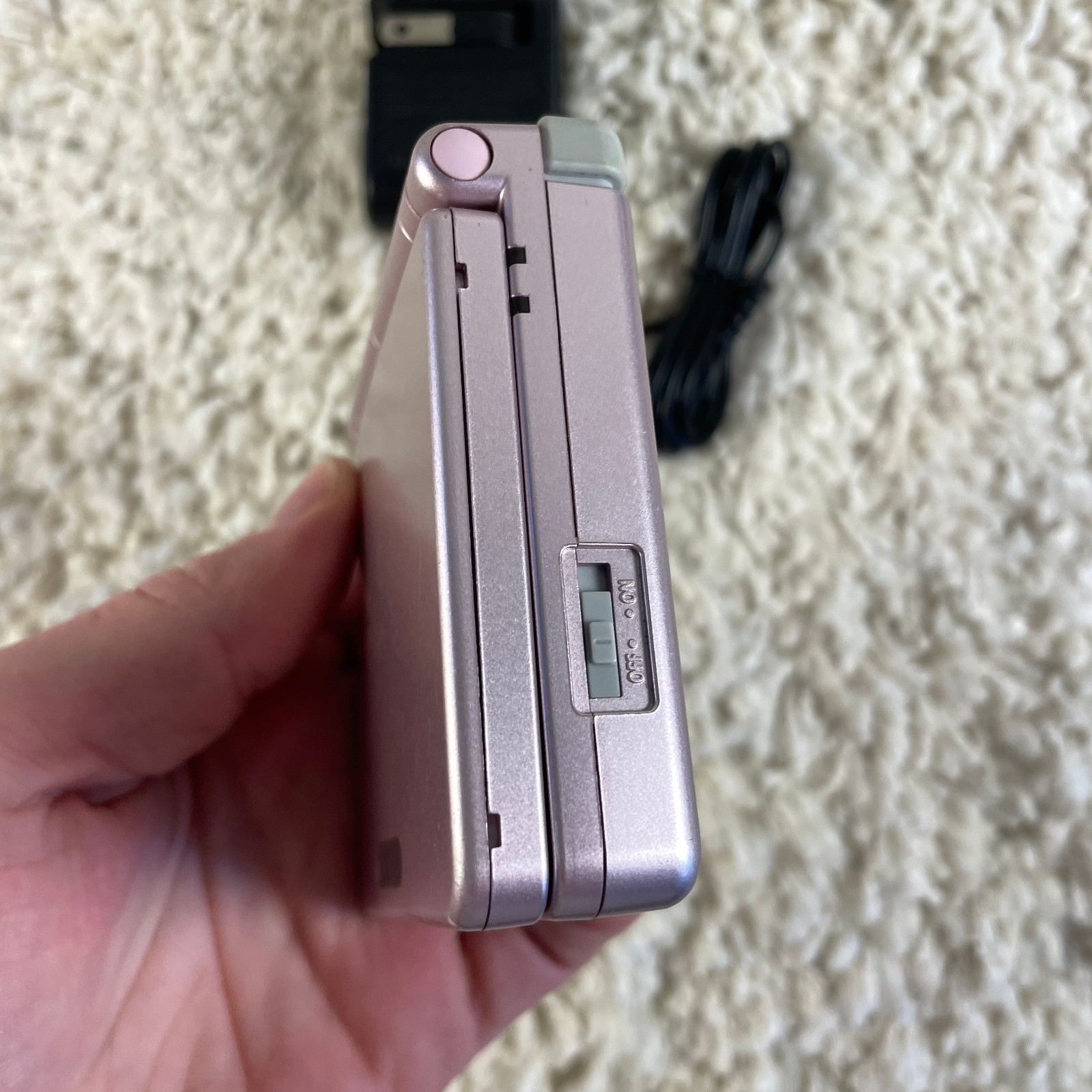 Nintendo Gameboy Advance GBA SP Handheld System Pearl Pink Model AGS-101 Tested