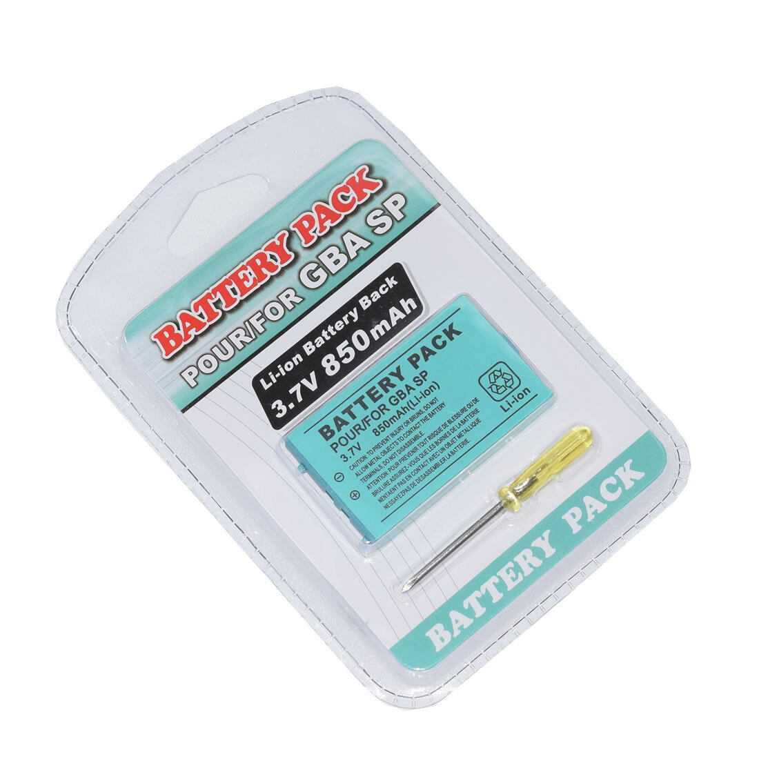 4PCS Battery FOR Nintendo AGS-003 SAM-SPRBP Game Boy Advanced SP AGS-001 GBA SP