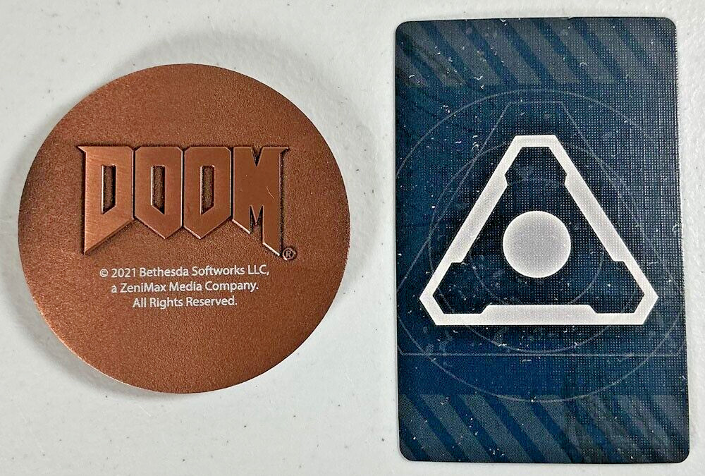 Doom Pinky Arcade Mode Medallion Coin Limited Edition – NEW + BONUS CARD