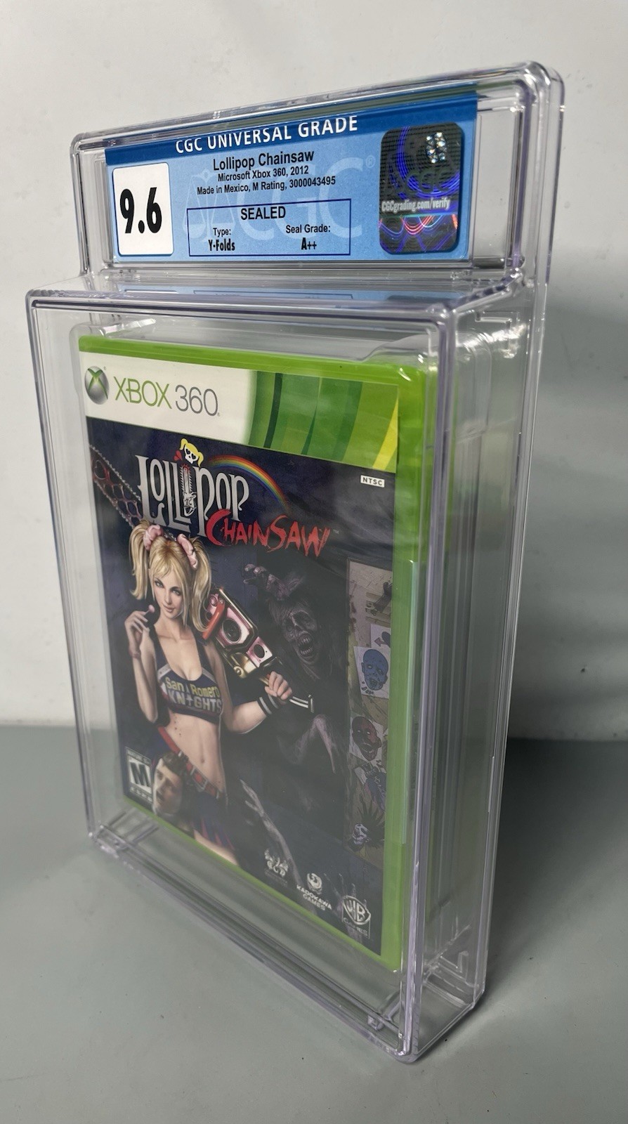 LOLLIPOP CHAINSAW Xbox 360 CGC Universal Graded 9.6 Mint Condition Sealed