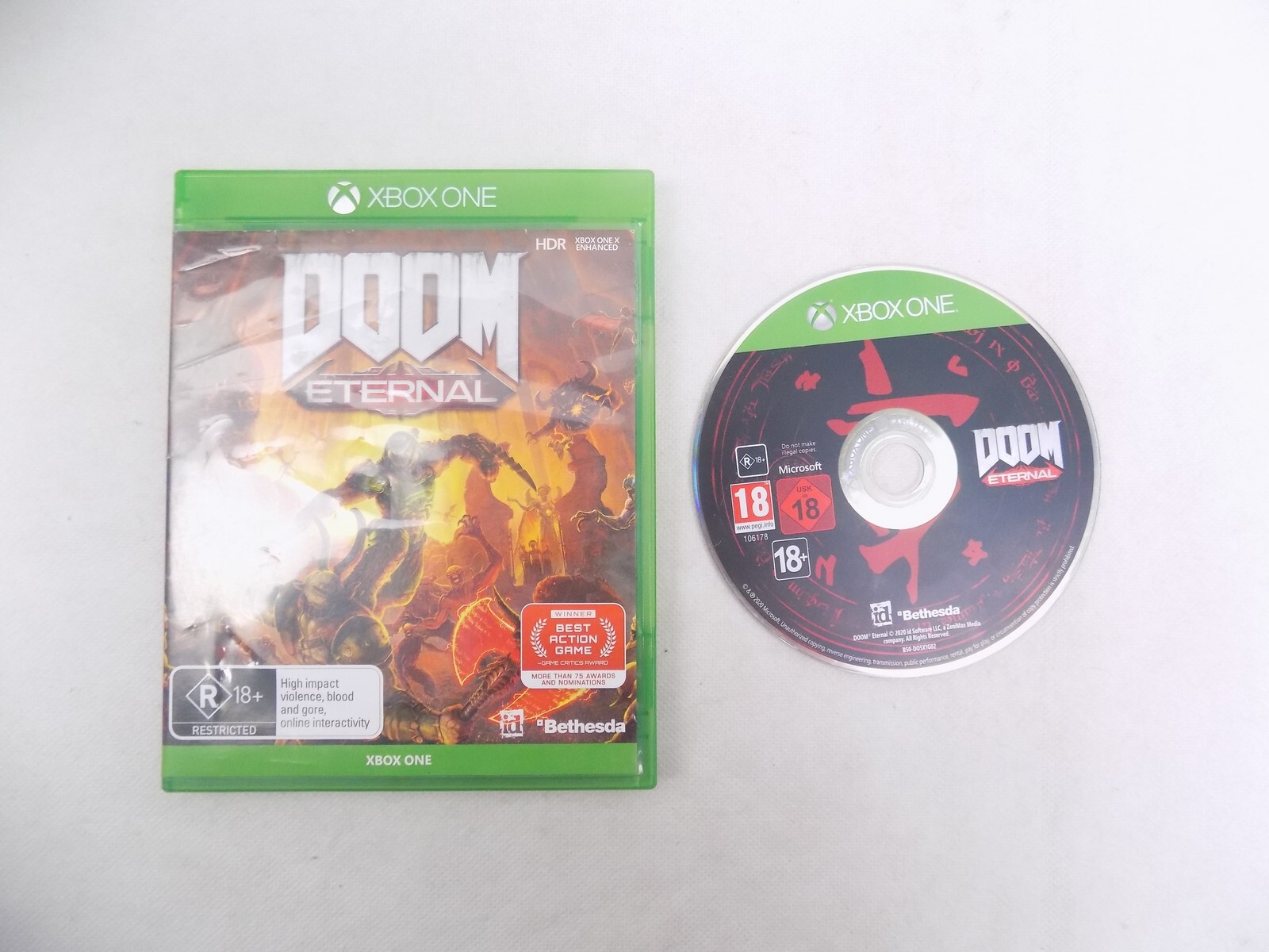 Mint Disc Xbox One Doom Eternal –