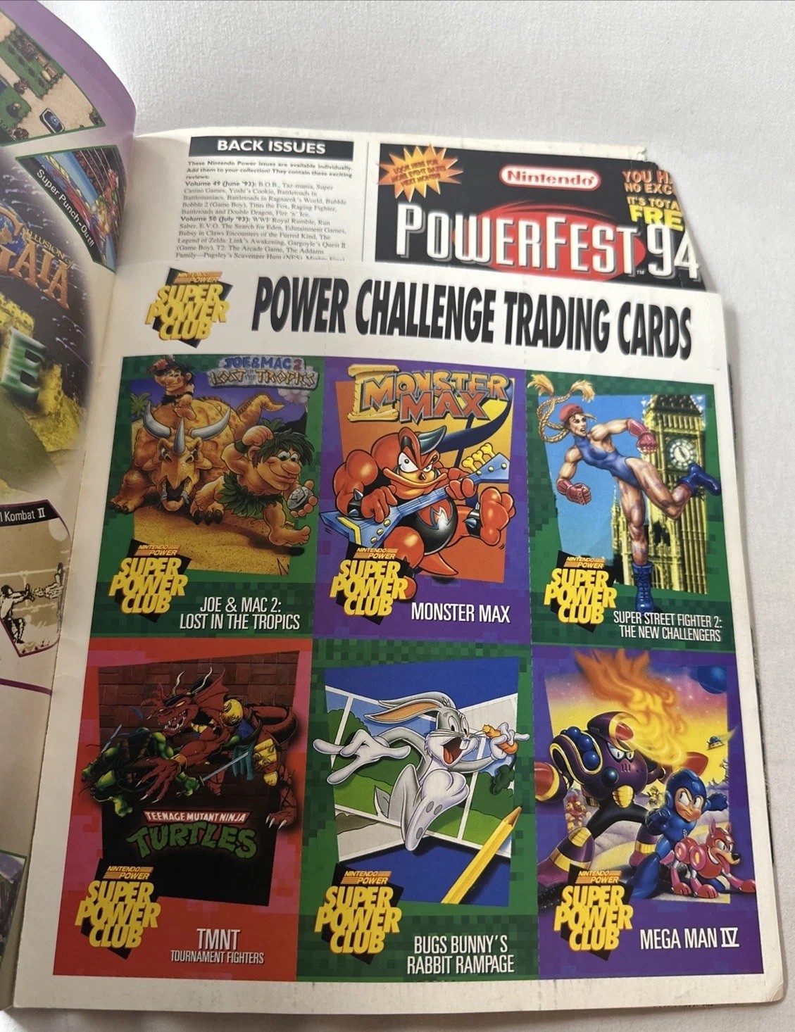 Nintendo Power #64 Mortal Kombat II 2 With Donkey Kong Poster + Cards 1994