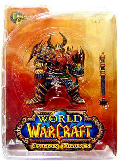 DC Unlimited World of Warcraft Thargas Anvilmar Series 1 Figure NEW Dmg Pkg