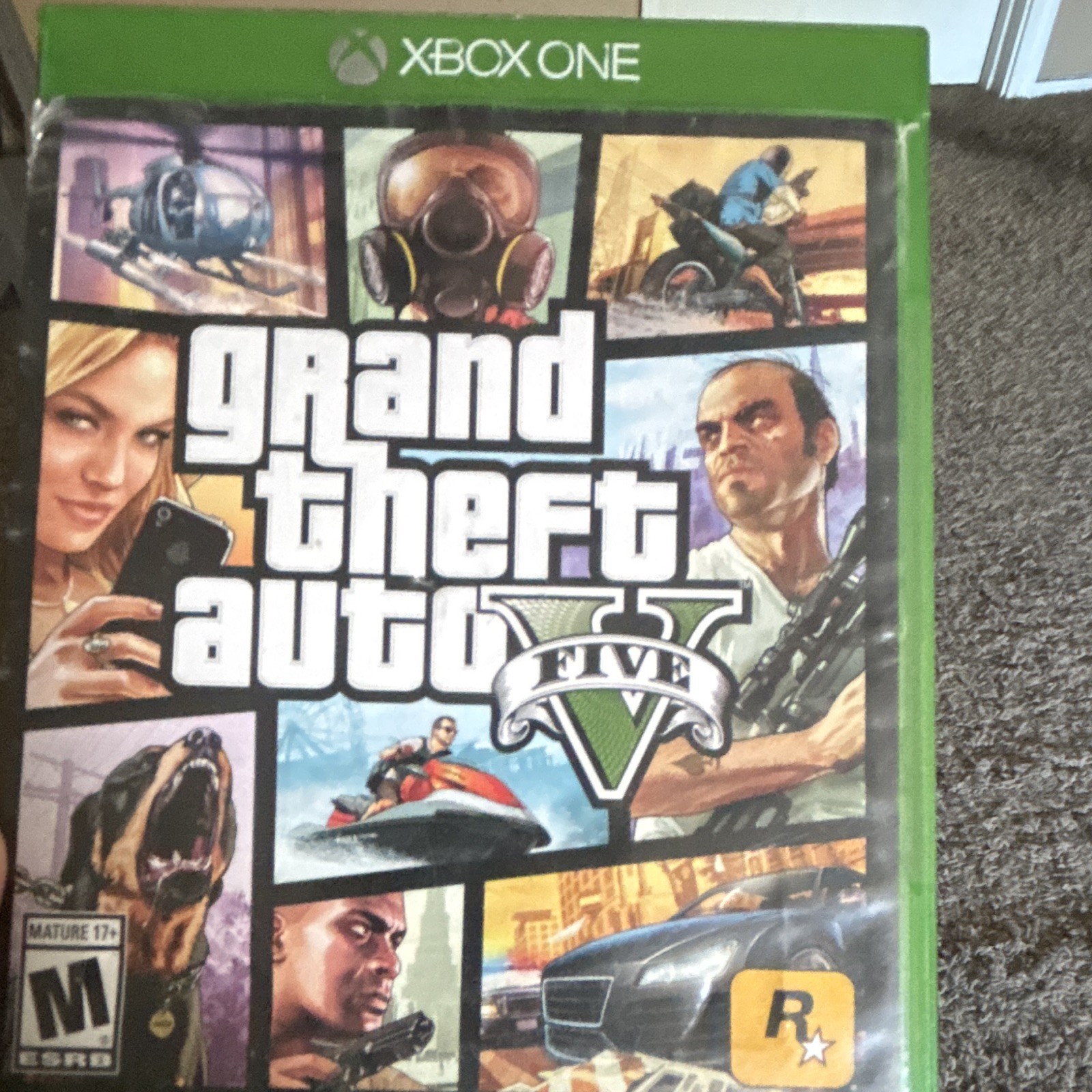 Microsoft Grand Theft Auto V GTA 5 Xbox One Original DVD Keep Case Only