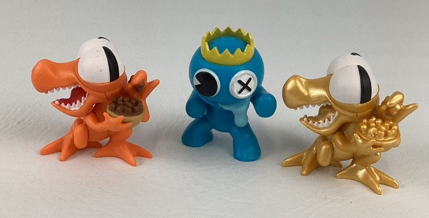 Rainbow Friends Roblox Survival Video Game PVC Figures Topper Lot Phatmojo 2023