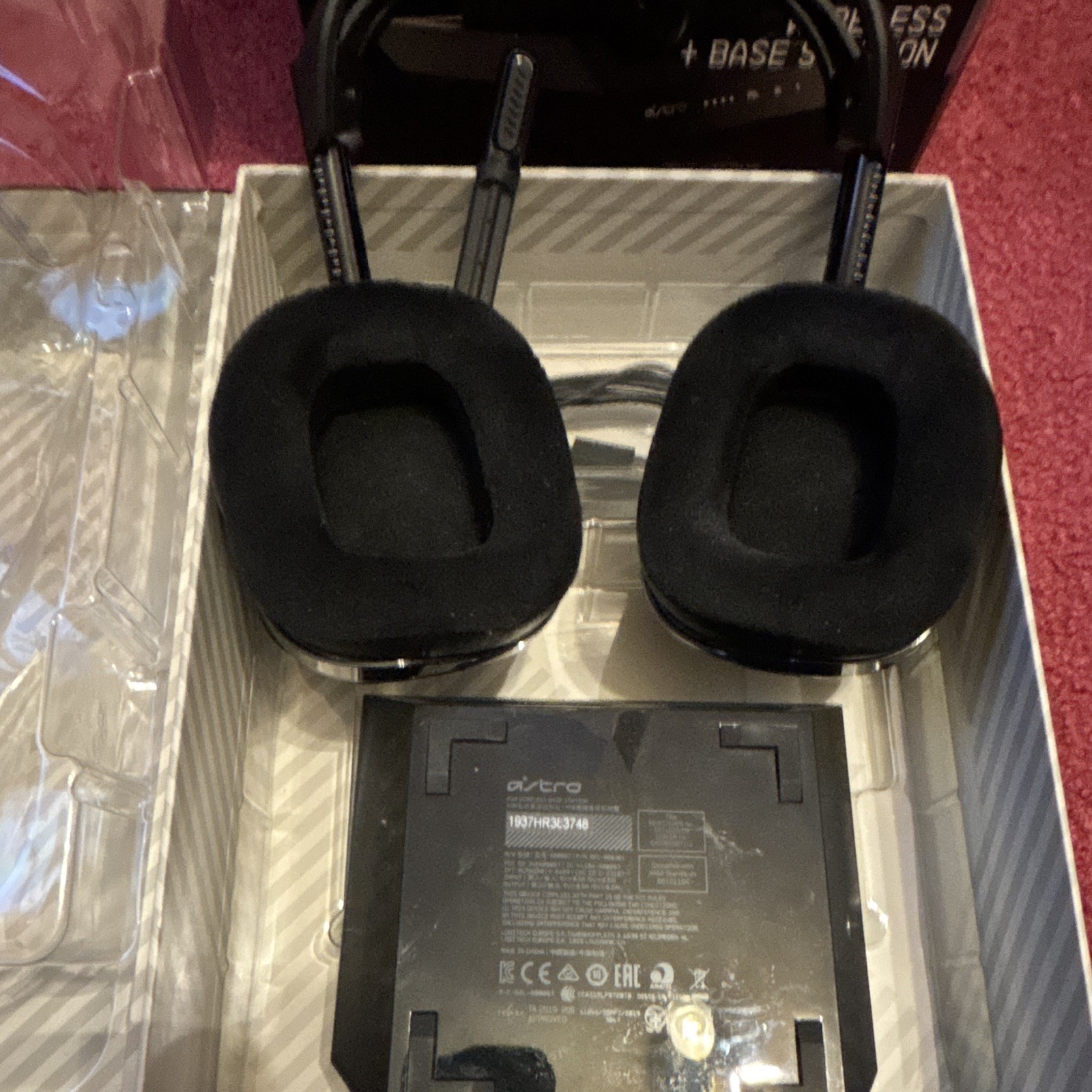 Astro A50 Wireless Gaming Headset w/ Base Station, Black, Gen 4