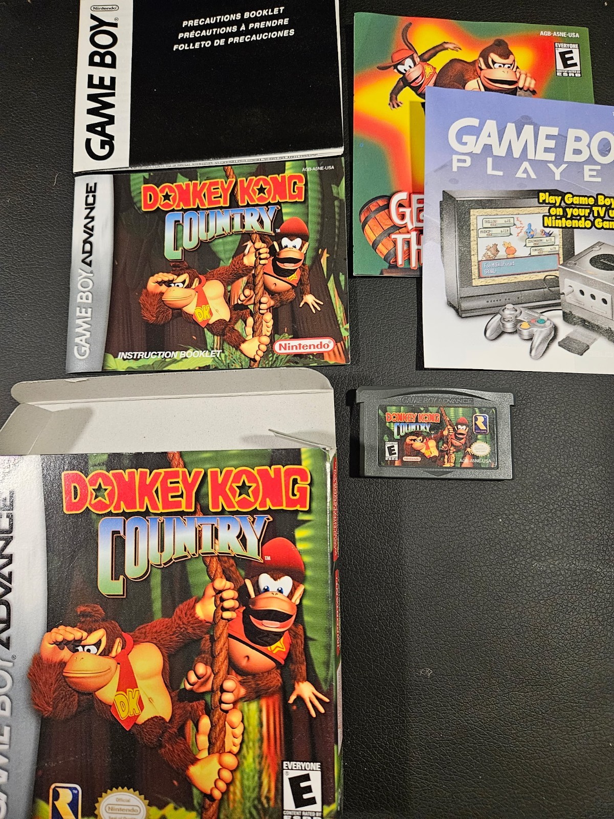 Donkey Kong Country Game Boy Advance GBA Complete CIB Tested Authentic USA