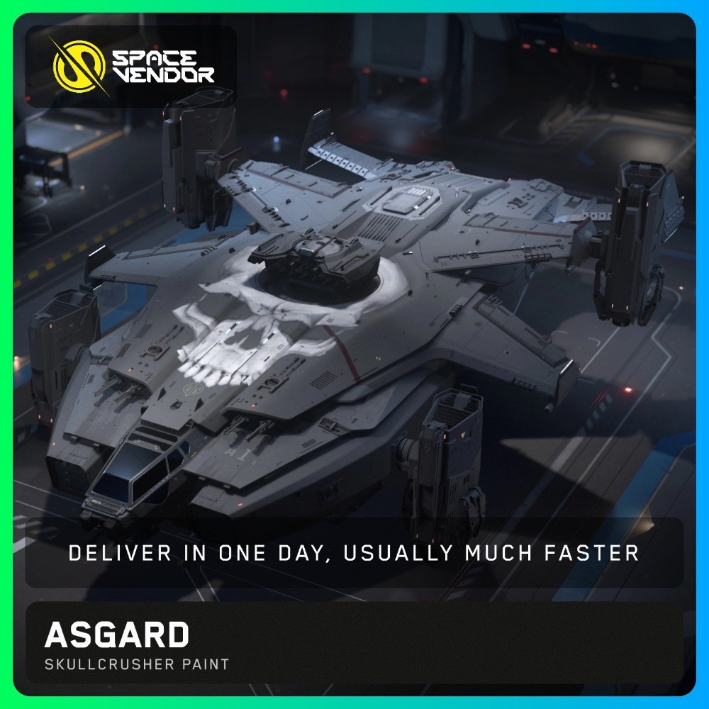 Star Citizen – Asgard – Skullcrusher Paint – Space Vendor