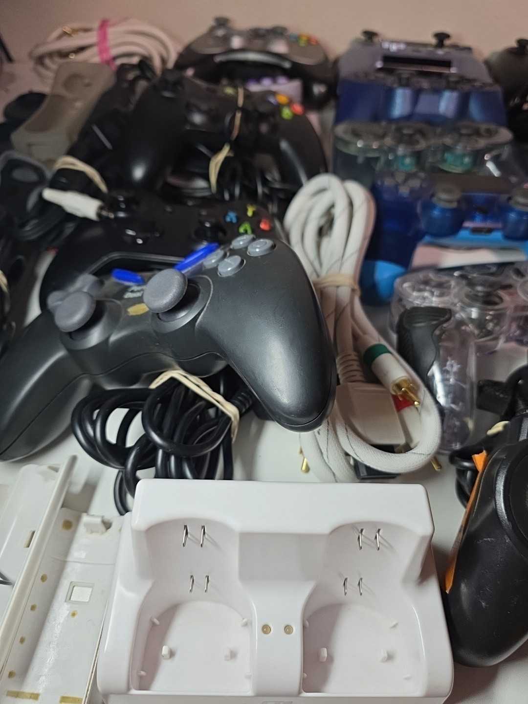 Lot Of 3rd Party Video Game Controllers & Accessories For Wii Xbox PS – Untested