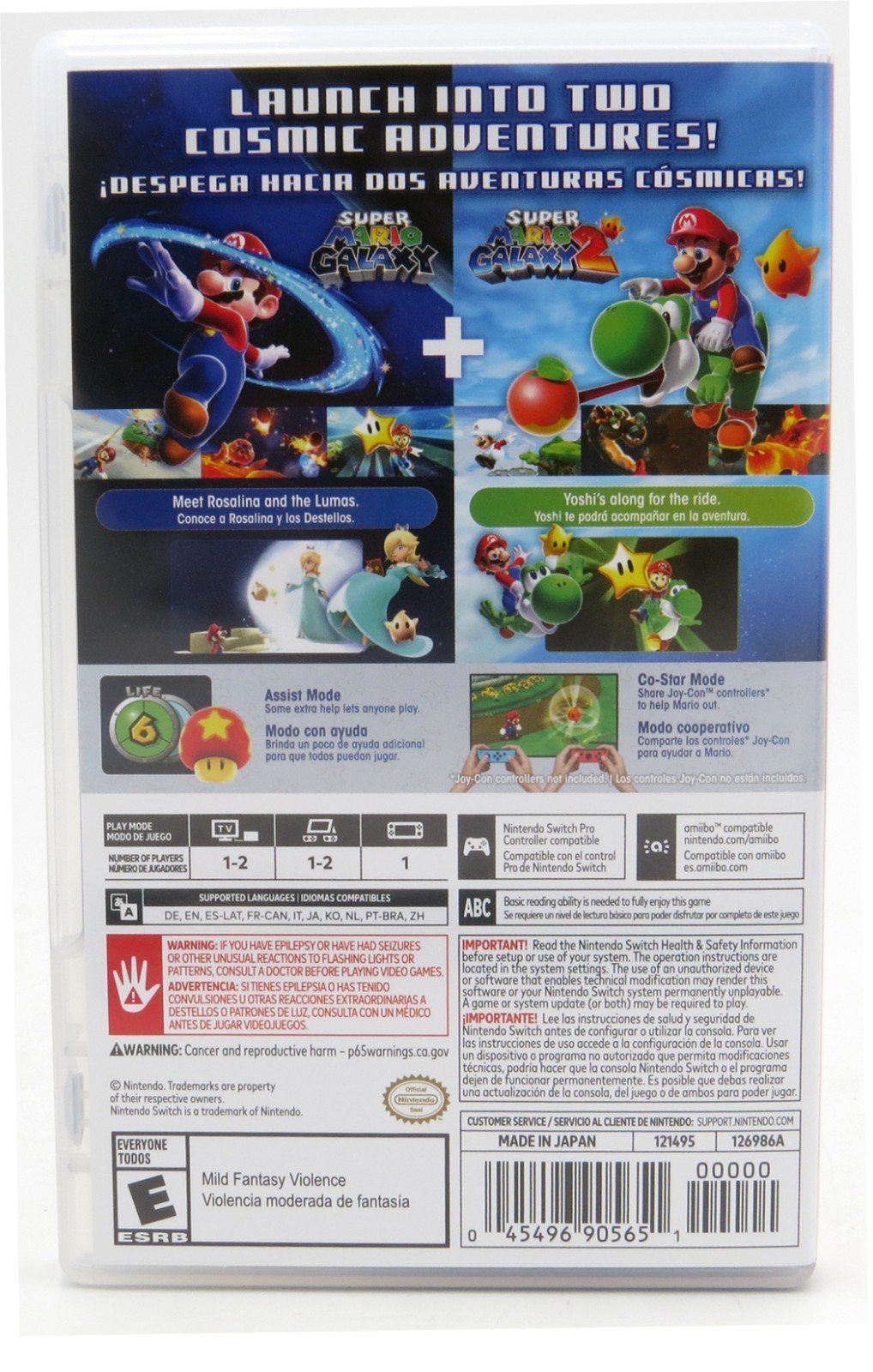 Super Mario Galaxy + Super Mario Galaxy 2 – Nintendo Switch Physical In Box