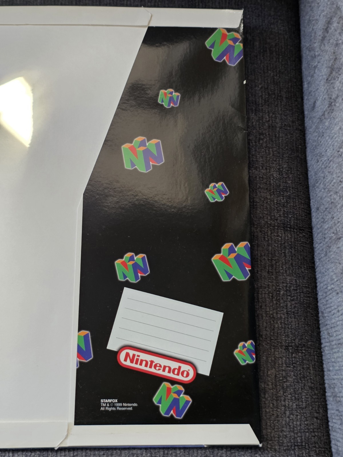 Vintage Nintendo 64 Folders Lot – Mario 64, Yoshi, Star Fox – 90s N64