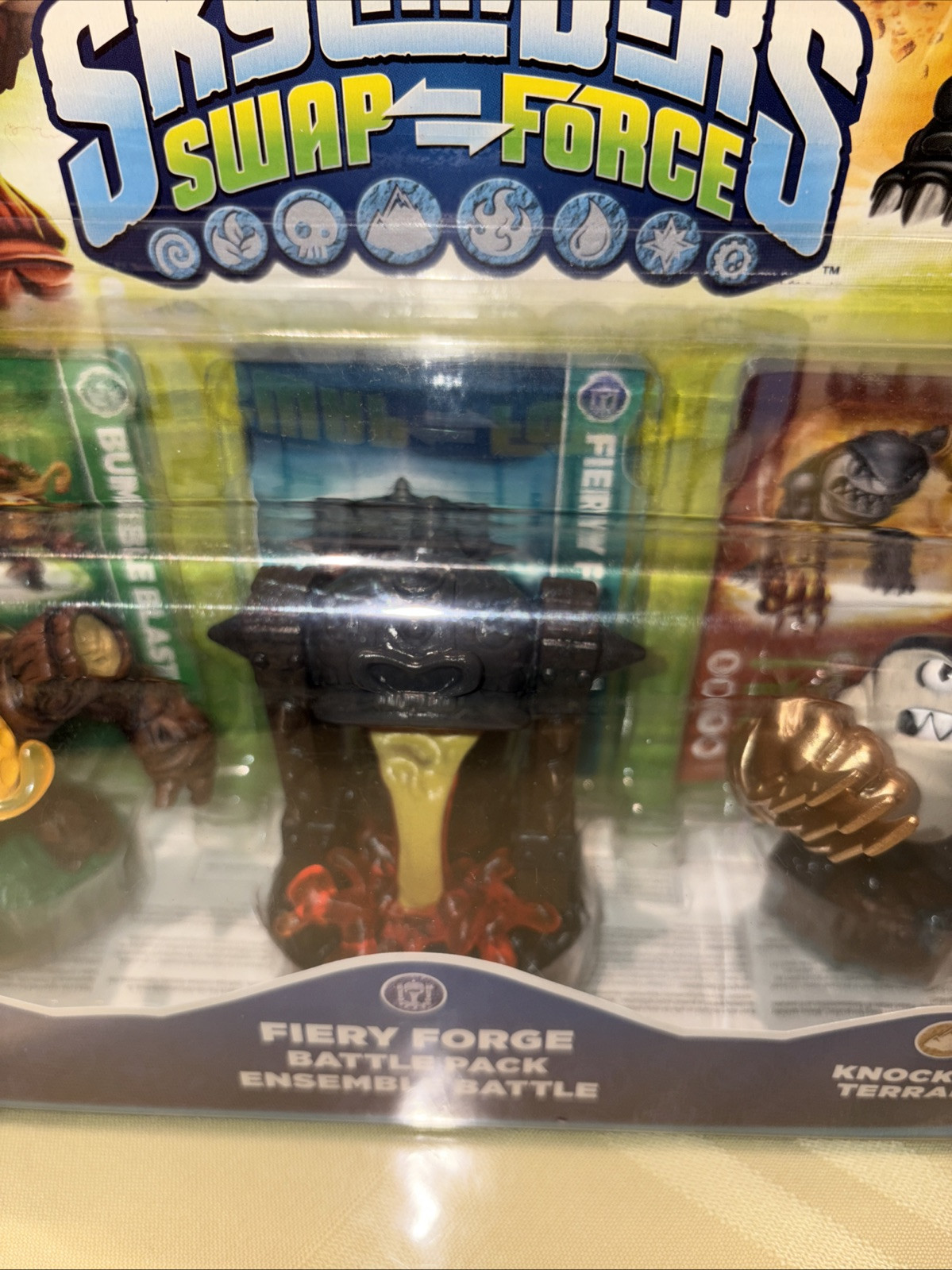 Skylanders Swap Force Fiery Forge Action Pack Ensemble Battle Open Box/ Taped