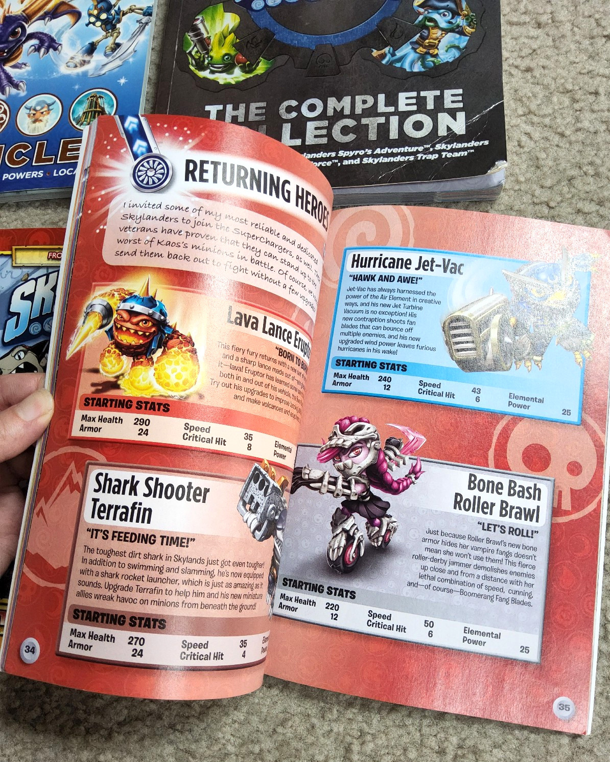 Lot of 5 Skylanders Universe Guide Handbook Comic Assorted Book Lot
