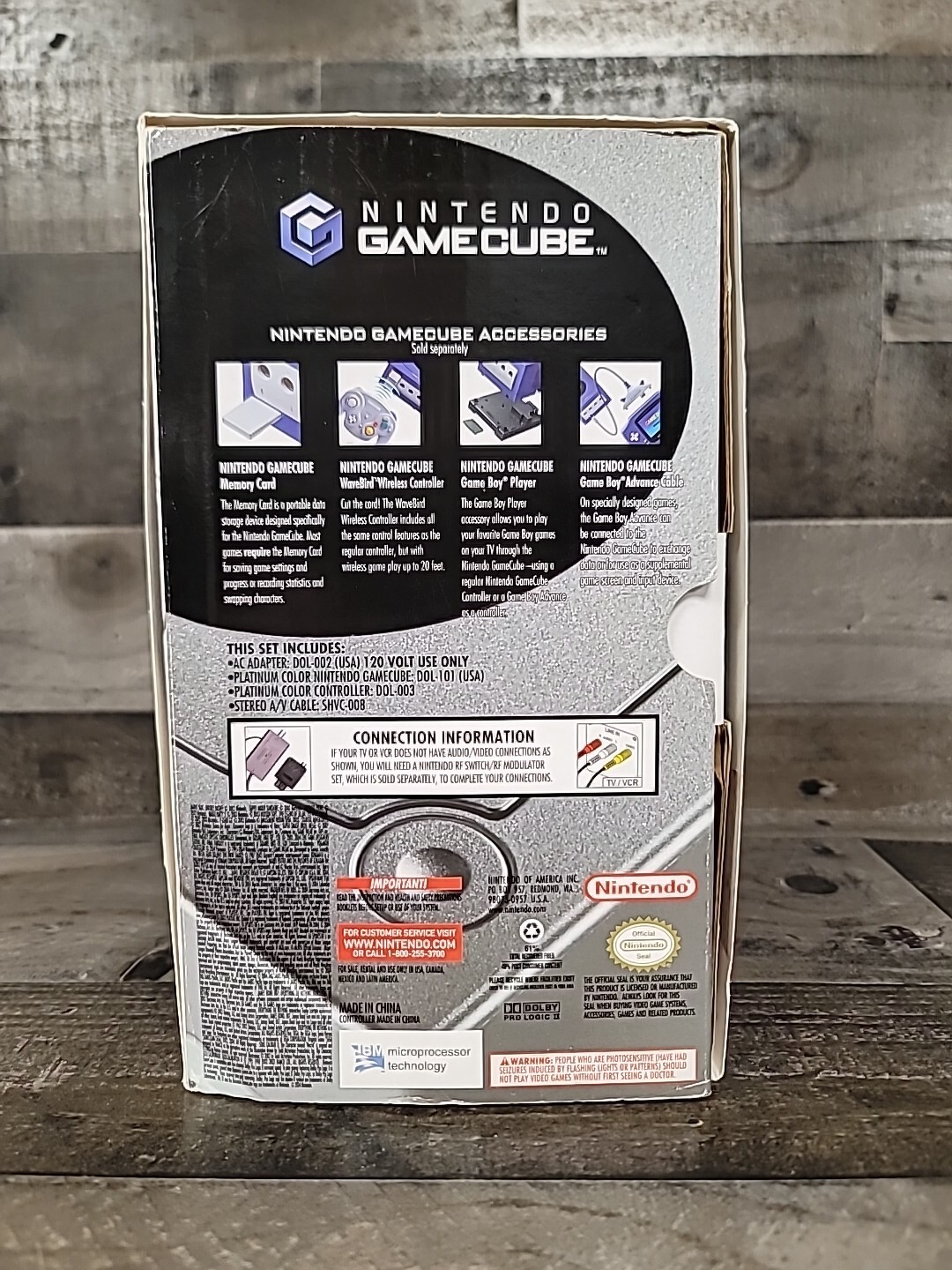 RARE You Got Money Variant – Nintendo GameCube Platinum Silver Console CIB