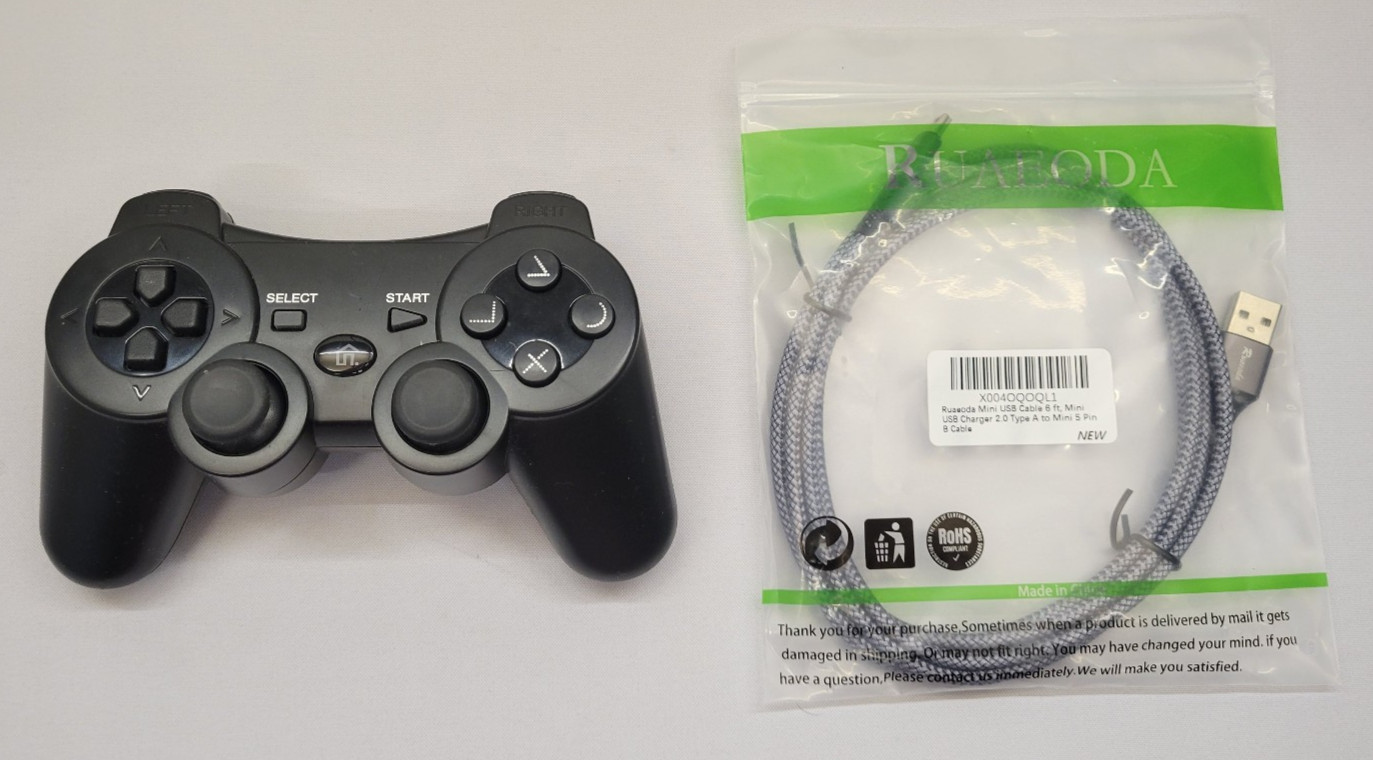 PlayStation 3 Third Party Aftermarket Controller Tested on PC with New Cable