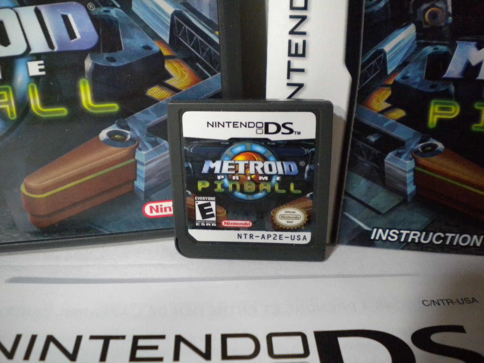 Metroid Prime Pinball (Nintendo DS) Authentic TESTED Near Complete NO RUMBLE