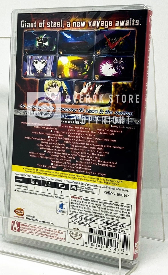 Super Robot Wars T + V + X + Y- Nintendo Switch – Brand New | Factory Sealed