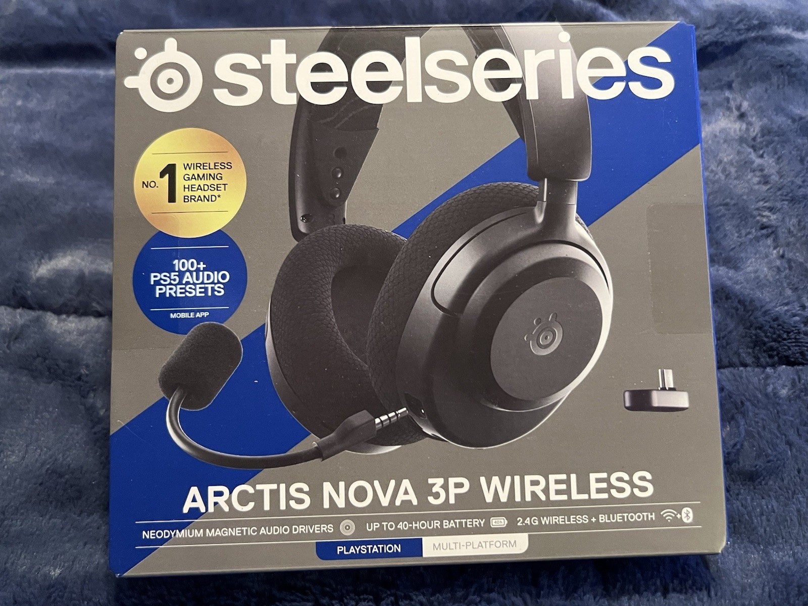 SteelSeries Arctis Nova 3P Wireless Gaming Headset PlayStation New