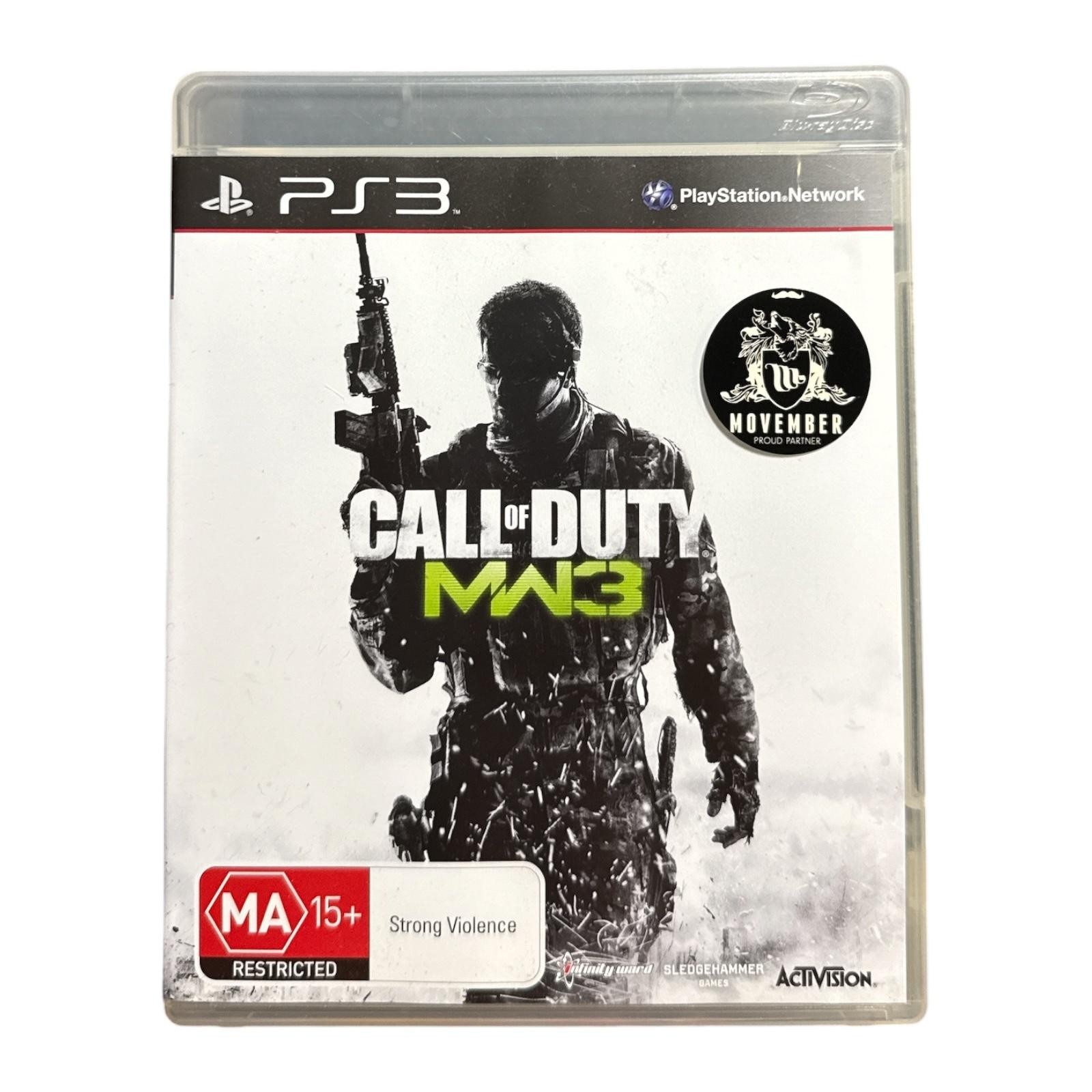 Call Of Duty Modern Warfare 3 PS3 Game Activision PAL MA15+ Shooter 2011