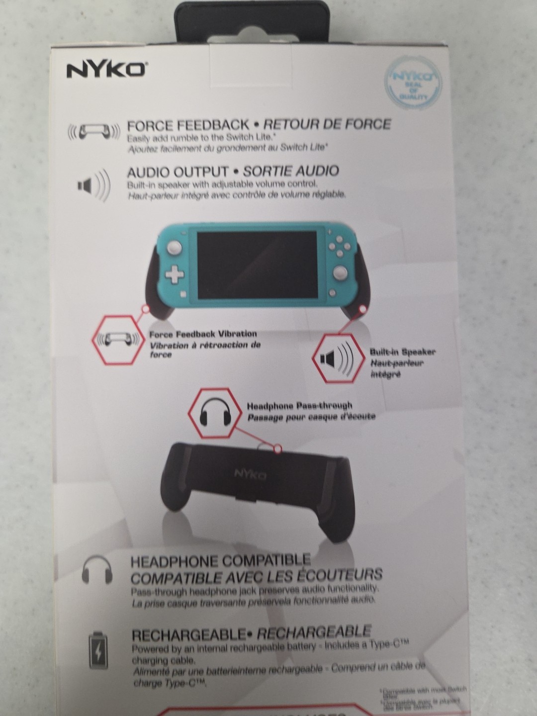 Nyko Shock ‘N’ Rock Console Attachment with Speakers for Switch Lite