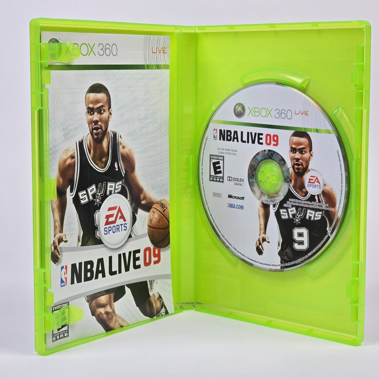 NBA Live 09 (Xbox 360) CIB COMPLETE