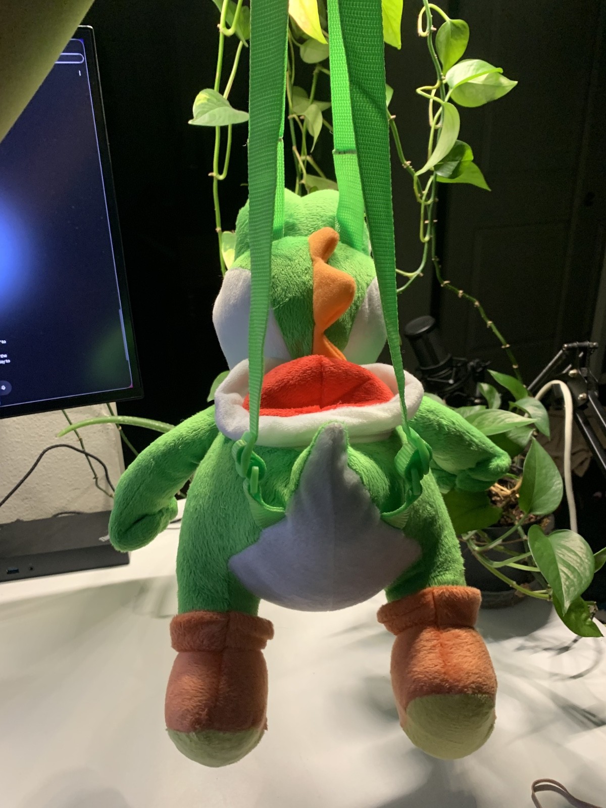 Super Mario Yoshi Plush Backpack 2023 Nintendo Licensed