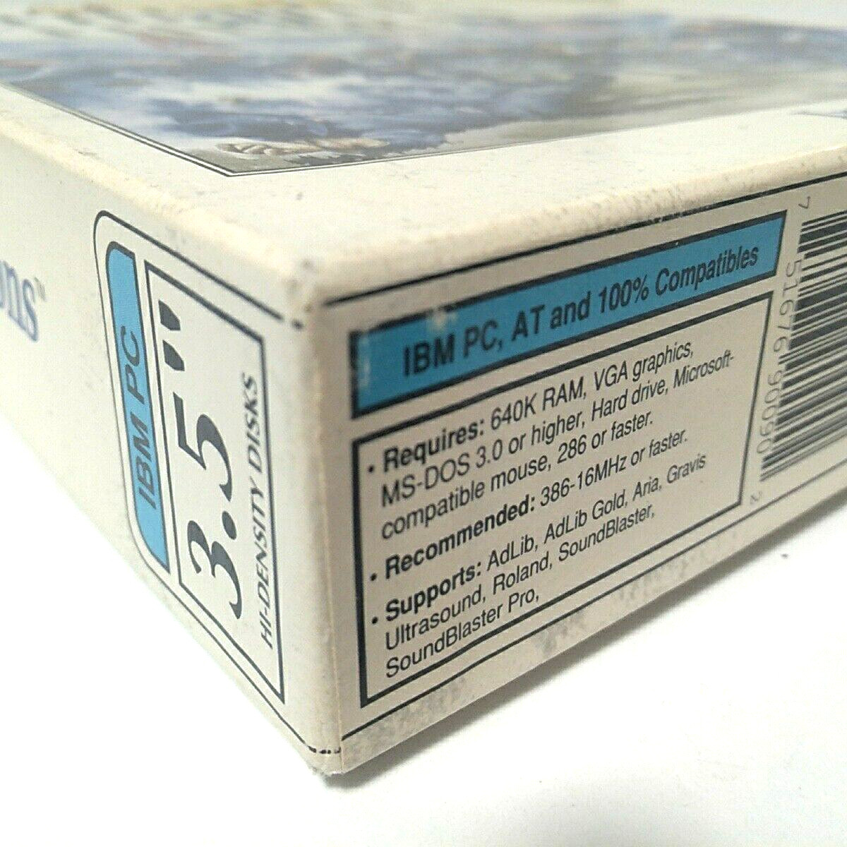 The Blue and The Gray Civil War PC Game 1993 3.5″ Disk & Book Edward Grabowski