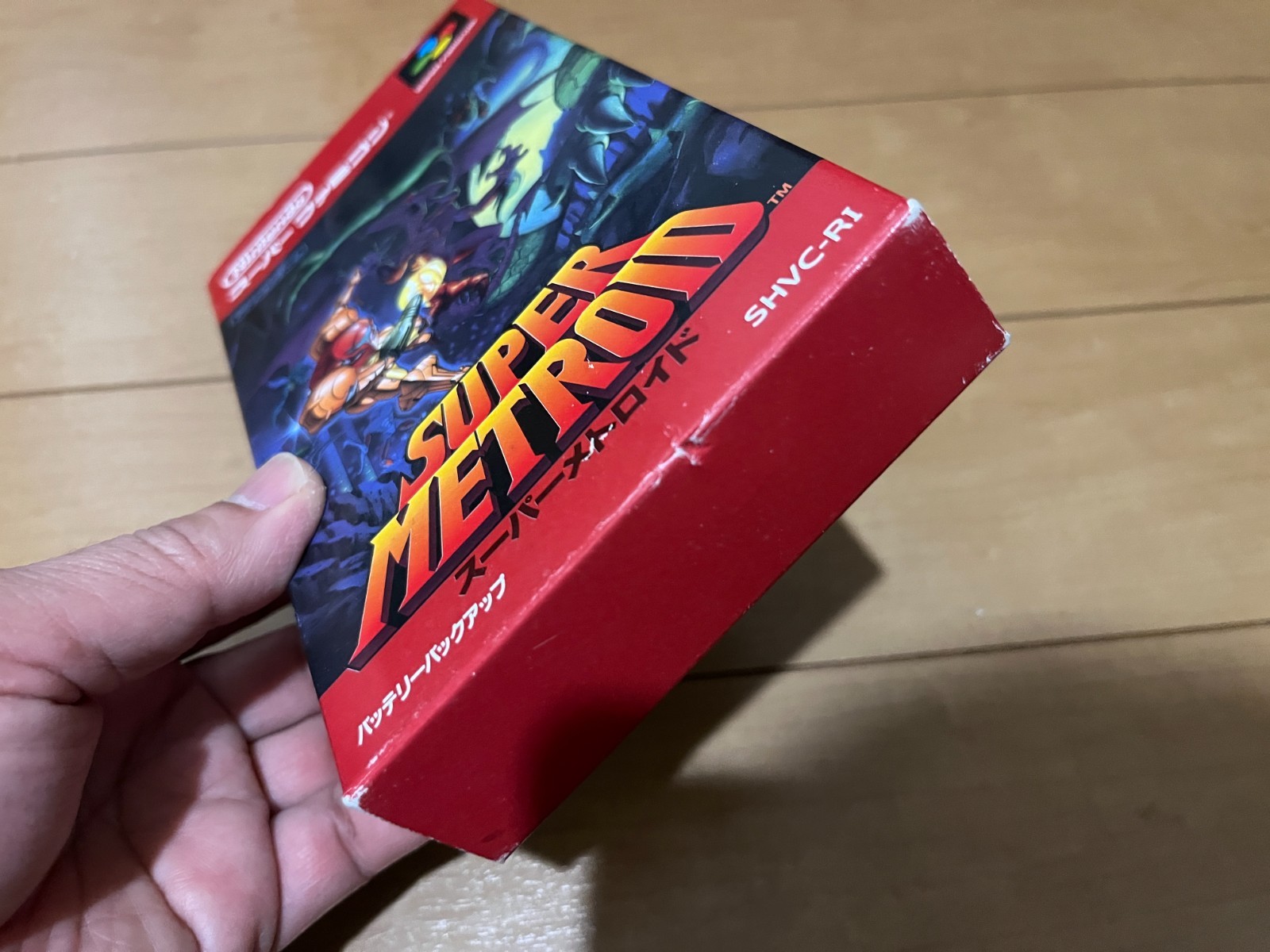 Super Metroid Japan Super Famicom SNES BOX and Manual