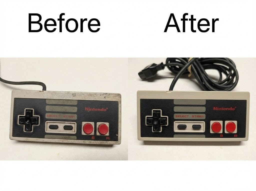 Nintendo NES Console New Caps, regulator, & OEM 72 Pin. Mario/Duck Hunt bundle.