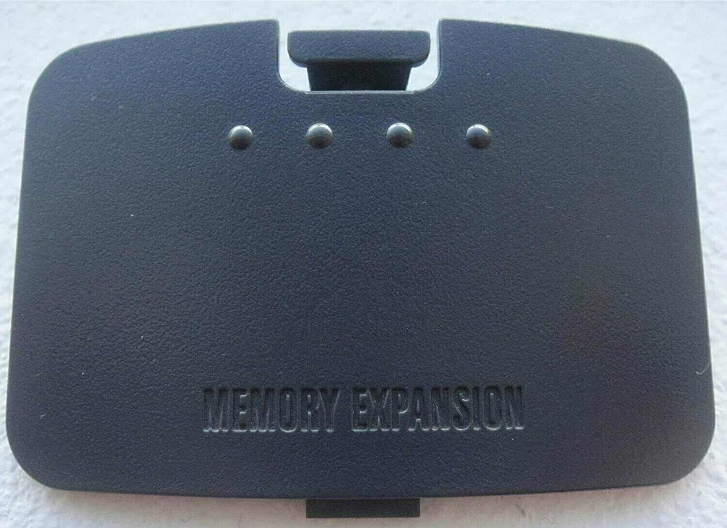 Black Nintendo 64 Jumper Pak Lid N64 Pack Memory Expansion Cover Replacement