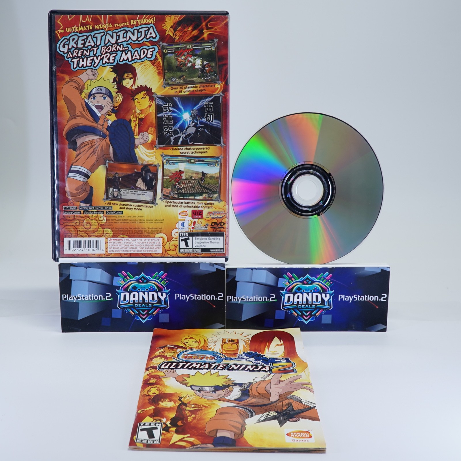 Naruto Ultimate Ninja 2 PS2 CIB W/ Manual – PlayStation 2