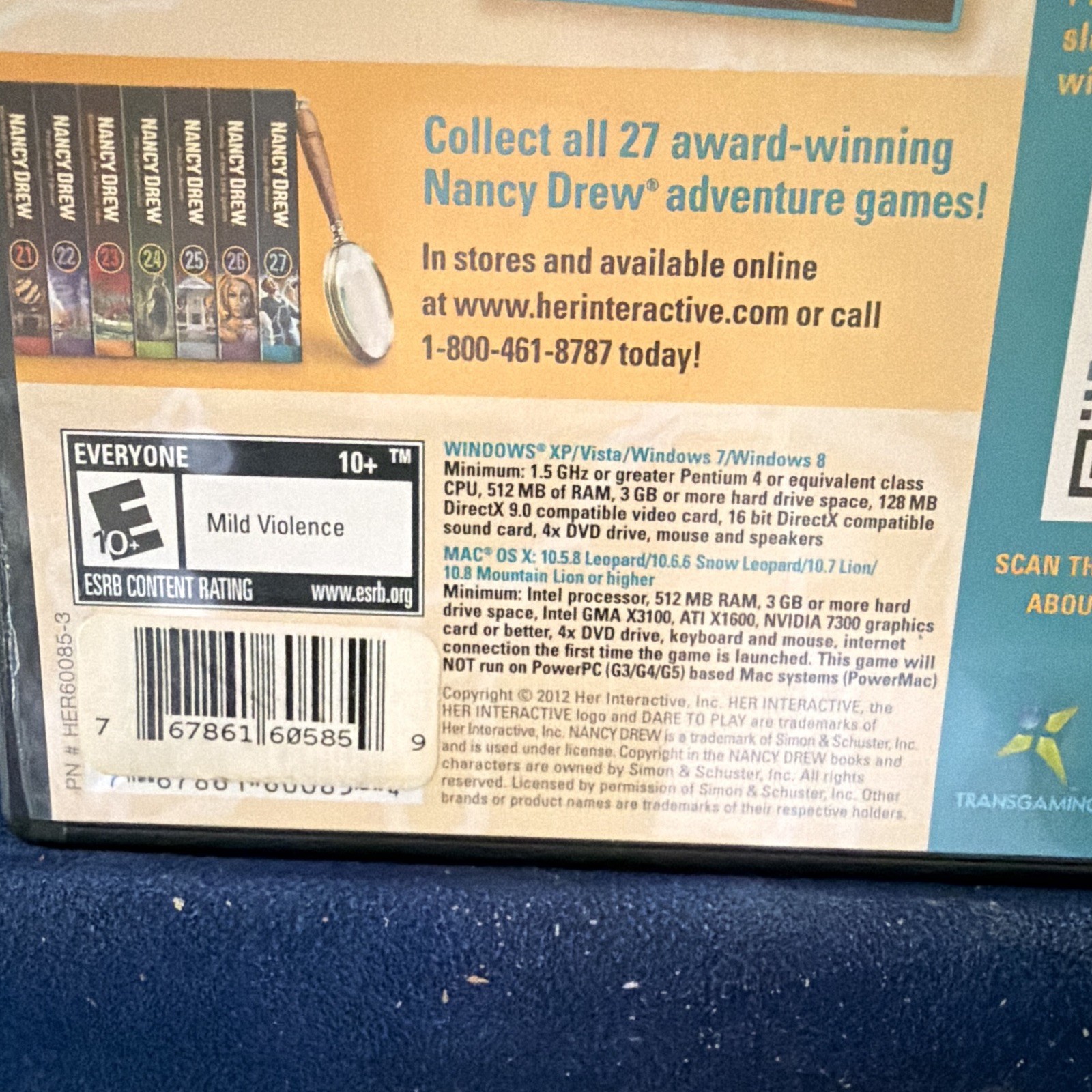 Her Interactive Nancy Drew: The Deadly Device Bonus Edition PC/Mac DVD-ROM
